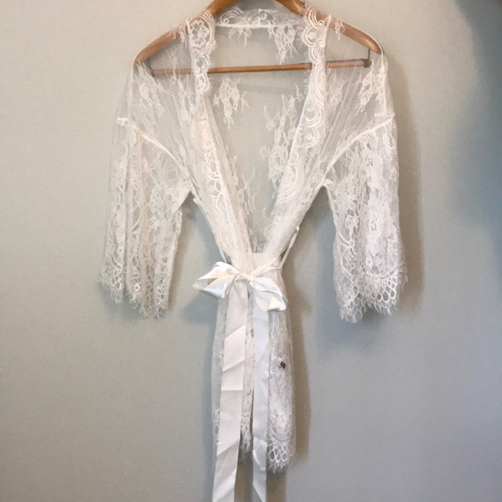 White Lace Kimono